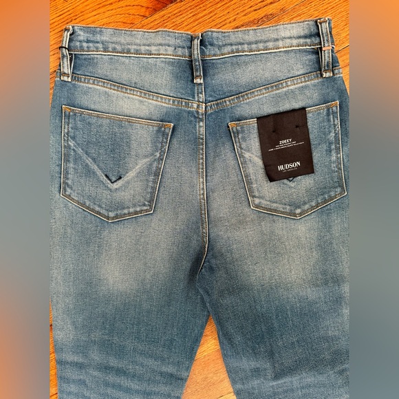 NWT Hudson Zoeey High Rise Straight Crop Jeans Size 30 - Picture 5 of 6